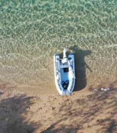 Auxiliares Zodiac Cadet vista desde arriba