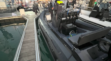 Zodiac Pro 7 fishing boat