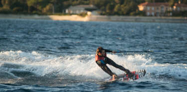 Pleasure boats for nautical sport slide