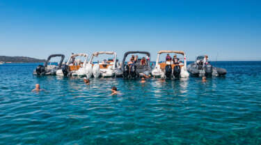 Club Zodiac bateaux mouillage