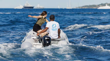 Bateaux pneumatiques en mer 4 places