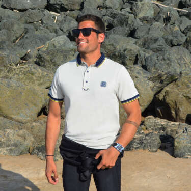 Polo man grey/navy - Zodiac Nautic