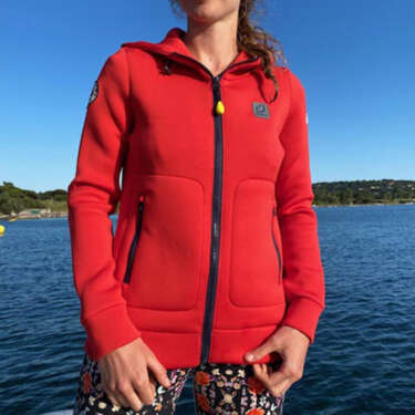 Hoodie woman red - Zodiac Nautic