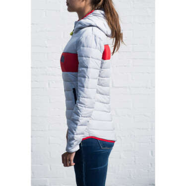 Down jacket woman grey/red - Zodiac Nautic