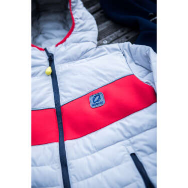 Down jacket woman grey/red - Zodiac Nautic