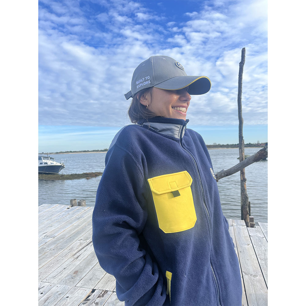 Navy Blue Mixed Fleece Zodiac Nautic