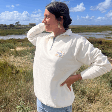 Sweat blanc Zodiac​