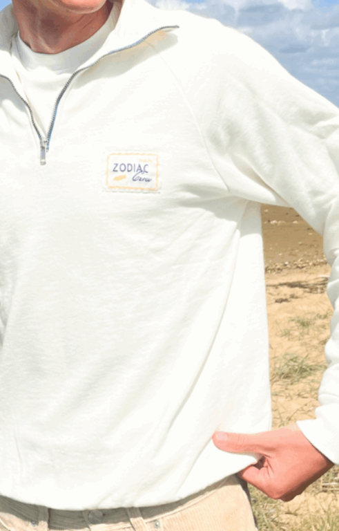 Sweat Zodiac enfant blanc