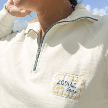 Sweat blanc Zodiac​