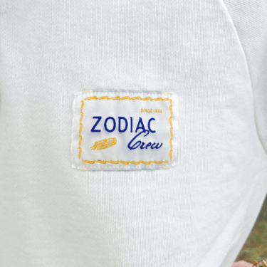 Sweat blanc Zodiac​